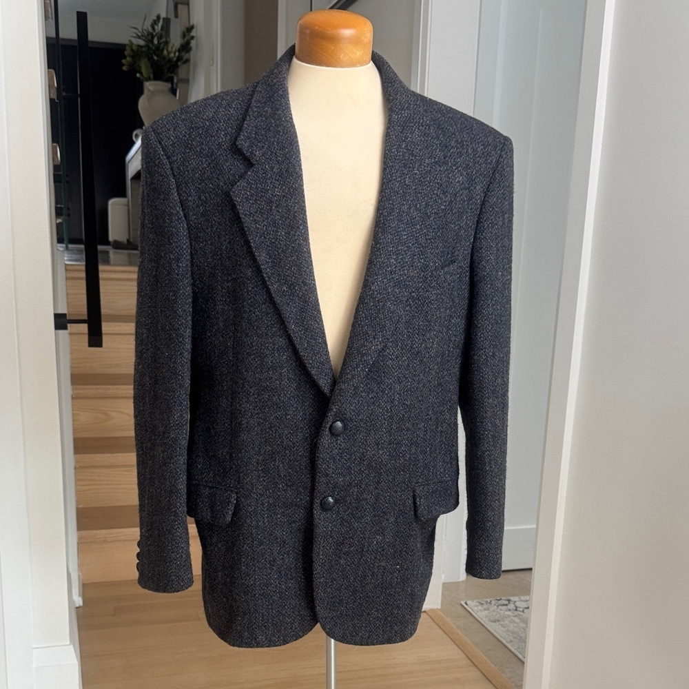 Vintage Harris Tweed Men's Blazer Sports Coat size approximately 42R or M